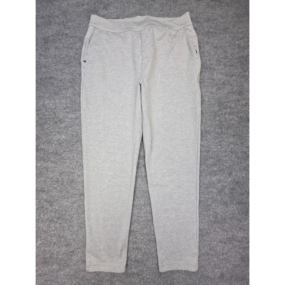 Vuori Coronado Pant Mens Large Gray Performance Lounge Joggers Sweatpants V435
